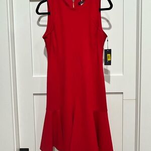 Tommy Hilfiger Vibrant Red Mini Dress